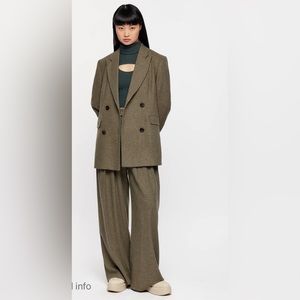 Kotn double breasted wool blazer